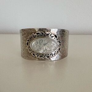 Lois Hill vintage silver cuff